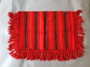 Nowa poszewka wełniana CEPELIA 60x40 – Pasiak PRL Vintage