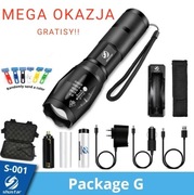 Latarka LED MOCNA. DUŻO GRATISÓW.