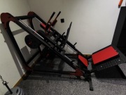 Suwnica na nogi Hack Machine Marbo MS-U106 + 100kg obciążenia - jak nowa