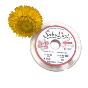 Japońska 7-strunowa linka stalowa jubilerska SakuLux, złota, 0,30 mm., 1 m.