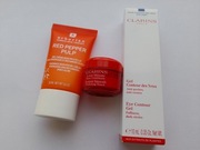 Erborian krem Clarins baza żel pod oczy zestaw