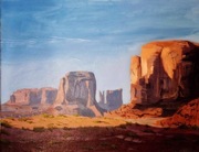 Obraz na płótnie "Paląca cisza" Amerykańska Pustynia Akryl