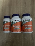 Selen 100/200mcg. "NOW" (90,180, 250 kapsułek)