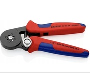 Samonastawne szczypce do zagniatania tulejek kablowych KNIPEX 97 53 04