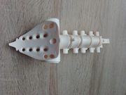 Kręgi lędźwiowe kostek szkielet ciało człowieka National Geographic