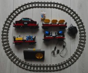 Lego 4565 System Train pociąg towarowy 9V + speed regulator, super zestaw