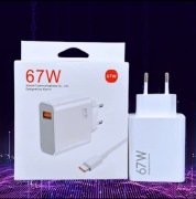 Ładowarka xiaomi 67W HyperCharge + 1 metrowy kabel usb type c typ c biała 