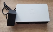 Biała stacja dokująca dock + zasilacz Nintendo Switch Oled