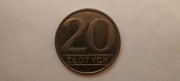 Polska 20 zł złotych, 1986 r. (L174)
