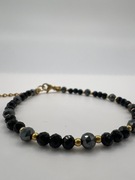 Bransoletka ochronna – Czarny Turmalin & Hematyt | Rękodzieło