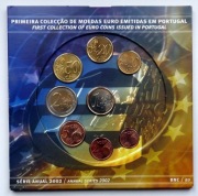 PORTUGALIA 2002  ZESTAW 1 CENT - 2 EURO  MENNICZE  !!!!!!!!