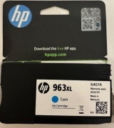 HP WKŁAD TUSZ 963XL CYAN 3JA27A  CHIP ORYGINAŁ PUSTY