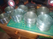 Vintage PRL - Wieczka słoików Wecka z lat siedemdziesiątych