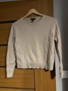 beżowy sweter mango