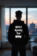 Męska Czarna Bluza M Need Money For BMW Wersja 2