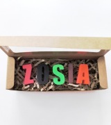 Personalizowane Kredki Świecowe z Wosku Pszczelego ZOSIA Eko Prezent 