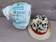 Zestaw dla maluszka pieluszki do wody i kapelusz