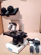 Mikroskop biologiczny 1000x Omax M82E LED dwuoczny pzo studar zeiss delta