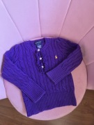 Sweterek Ralph Lauren warkocz 