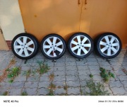 Felgi aluminiowe 16 cali do samochodu Ford Fiesta wraz z oponami 195/45/R16