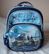 Wyprofilowany, wielokomorowy plecak szkolny 3D Dazar No.i