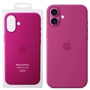 Silikonowe etui Apple iPhone 16 Plus z MagSafe - Fuchsia (fuksja)