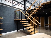 Schody stopnie trepy drewniane dębowe bukowe lite drewno - cała Polska