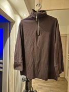 Brązowa bluza z suwakiem GinaTricot rozm XS