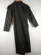 Czarna sukienka Smiffys elegancka z kołnierzykiem r. 10-12l