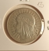 Głowa kobiety Jadwiga 10 zł  1933  13