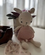 Zajączek zrobiony na szydełku crochet bunny