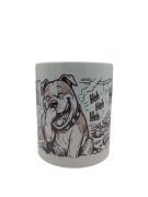 Kubek śmieszny dla miłośnika psów MÓJ PRZYJACIEL AMSTAF prezent  03