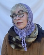 Balaclava, komin, kaptur, jesień, zima, rękodzieło