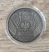 Srebrne 10 zł 100 lecie ASP w Warszawie 