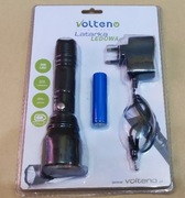 Latarka LED 5W 500lm aluminiowa + akumulator + ładowarka najtaniej