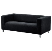 KLIPPAN Sofa 2-osobowa, Vansbro czarny