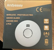 2szt czujnik dymu andyssey GS558D-H04