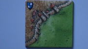 CARCASSONNE pojedyncze elementy PŁYTKA TERENU