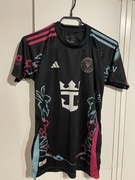 Koszulka Piłkarska INTER MIAMI CF #10 MESSI Czarna Wzór Palm Rozmiar 176
