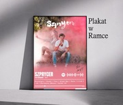 Plakat Taco Hemingway "Szprycer" w ramce 42x30