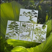 Zestaw 4szt Szablonów ,malarski,DIY, scrapbookingu,dekoracji ścian Nr B10