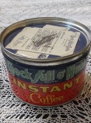 Kolekcjonerska puszka metalowa po kawie rozpuszczalną Chock Full O'nuts