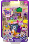Polly Pocket Zestaw kompaktowy Motylkowy ogródek z akcesoriami GTN21