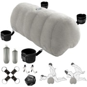 Sex poduszka do pozycji z otworem na dildo 