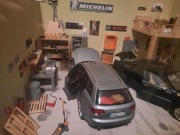 Model audi 1:18 i diorama