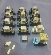 Relpol gzwr 2 przekaznik 230V 220V 5A + podstawa gniazdo komplet