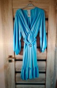 Nowa błękitna sukienka plus size  na każdą okazję r. 46