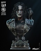 The Crow Kruk Brandon Lee Popiersie Ręcznie Malowane 1/4 Figurka Żywica