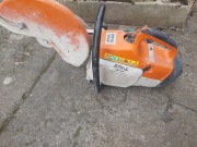 przecinarka, piła spalinowa Stihl TS 400 uszkodzona