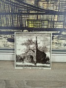 Dekoracyjna płytka ceramiczna – Stadhuis Maastricht, 1740